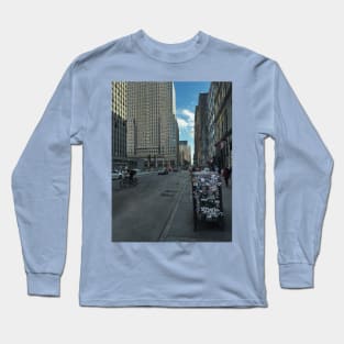 Broadway Tribeca Graffiti Tag Manhattan NYC Long Sleeve T-Shirt